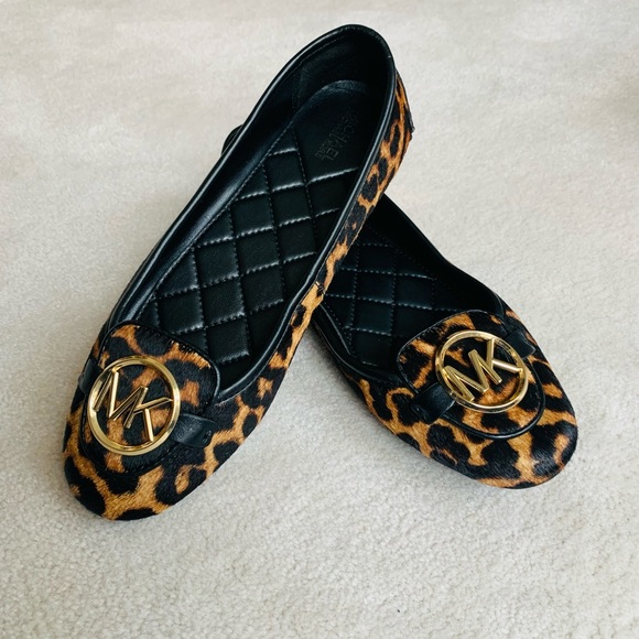 MICHAEL Michael Kors Shoes - Micheal Kors Lillie Leopard Moccasin Flats, 6.5